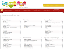 Tablet Screenshot of carrefourprive.com